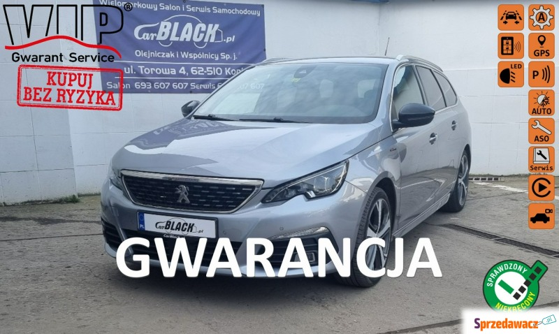 Peugeot 308 2019,  1.2 benzyna - Na sprzedaż za 59 850 zł - Konin