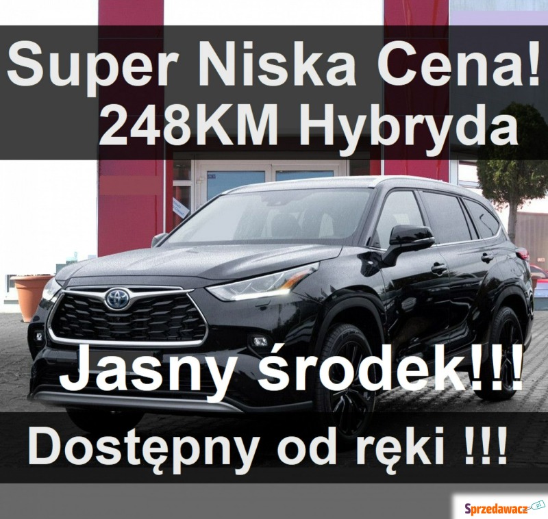 Toyota Highlander  SUV 2023,  2.5 hybryda - Na sprzedaż za 265 500 zł - Szczecinek