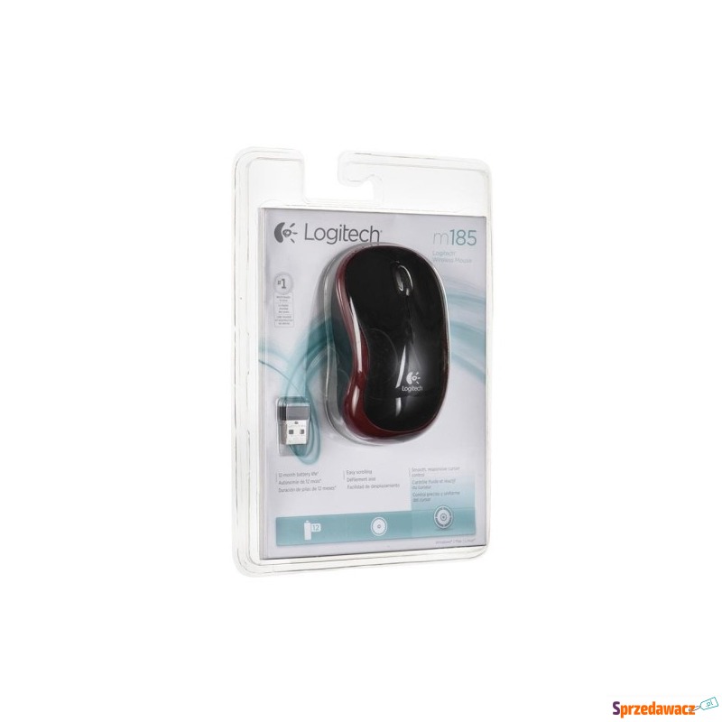 Mysz bezprzewodowa Logitech M185 910-002237 (... - Myszki - Katowice