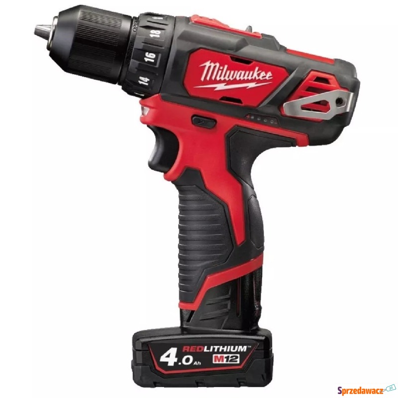 Wiertarko-wkrętarka Milwaukee M12 BDD-402C (+... - Wiertarki, młotowiertarki - Bielsko-Biała