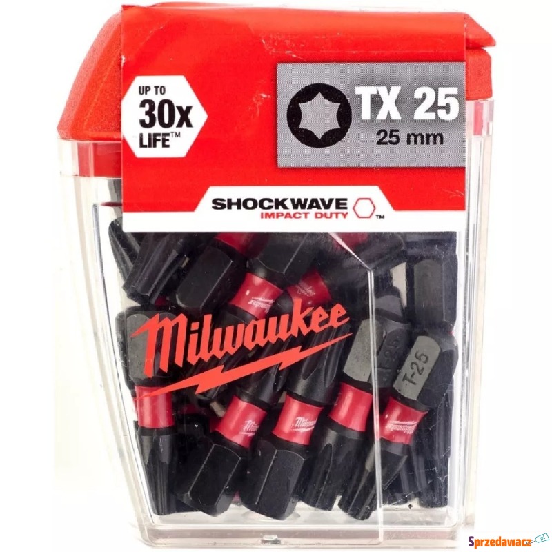 Zestaw bitów Milwaukee Shockwave CD TX25 25mm... - Akcesoria do elektro... - Rzeszów