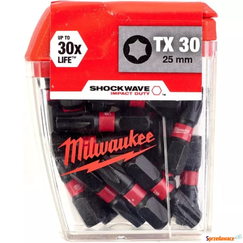 Zestaw bitów Milwaukee Shockwave CD TX30 25mm... - Akcesoria do elektro... - Wrocław