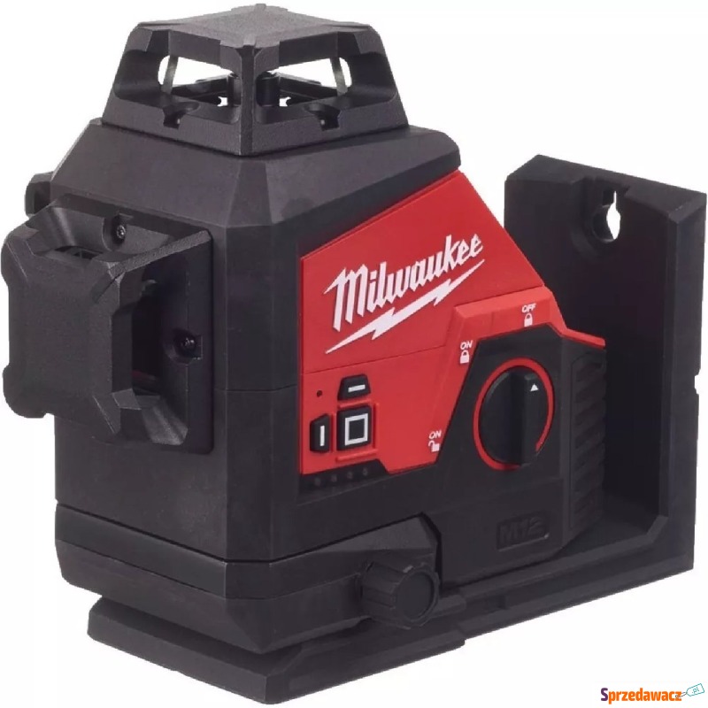 Akumulatorowy laser krzyżowy Milwaukee M12 3PL-401C - Narzędzia pomiarowe - Chełm