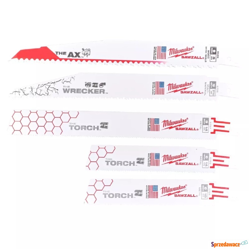 Zestaw brzeszczotów Milwaukee do piły szablastej... - Akcesoria do elektro... - Gdańsk