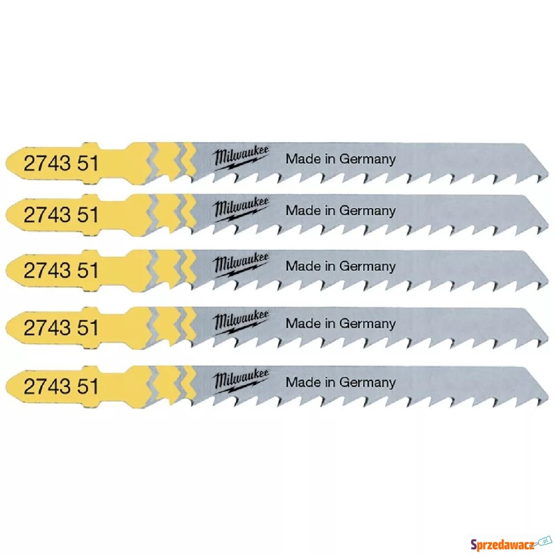 Zestaw brzeszczotów Milwaukee 75/4 mm (5 sztuk) - Akcesoria do elektro... - Bielsko-Biała