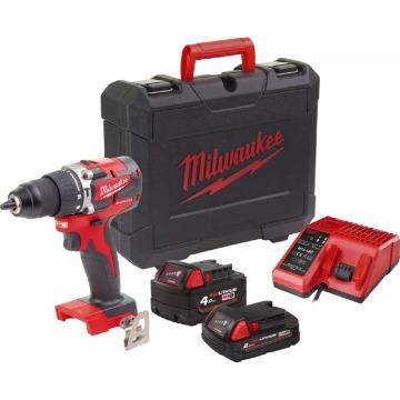 Zestaw combo Milwaukee M18 CBLPD-422C Fuel Powerpack (+ akumulator 2 Ah i 4 Ah + ładowarka + walizka