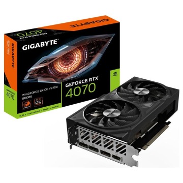 Gigabyte GeForce RTX 4070 WINDFORCE 2 OCV2 12GB DLSS 3