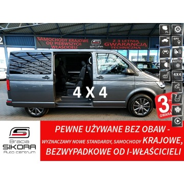 Volkswagen Multivan - 7-OSÓB 4x4 AUTOMAT 3Lata GWARANCJA 1wł Kraj Bezwyp FullLed+Skóra FV23%