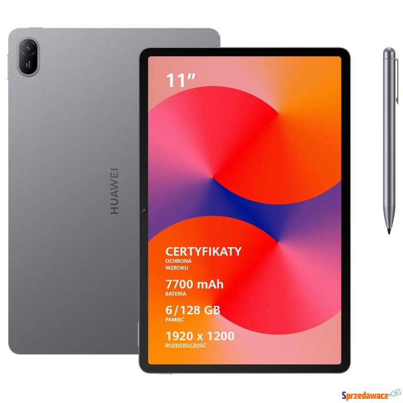 Huawei MatePad SE 11'' WiFi 6/128GB szary + '... - Tablety - Pruszcz Gdański