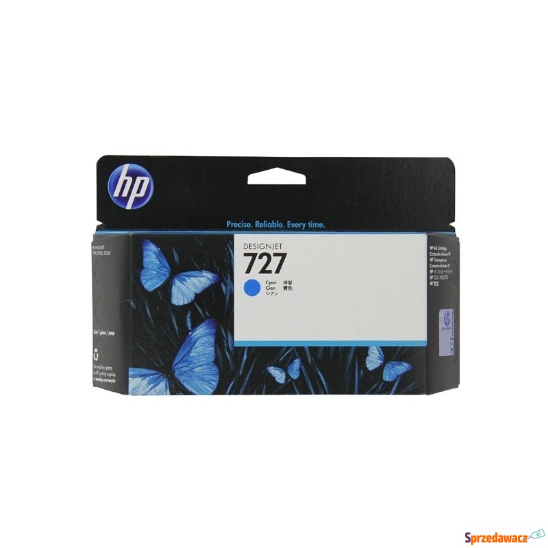 HP oryginalny ink F9J76A, No.727, cyan, 300ml,... - Tusze, tonery - Poznań