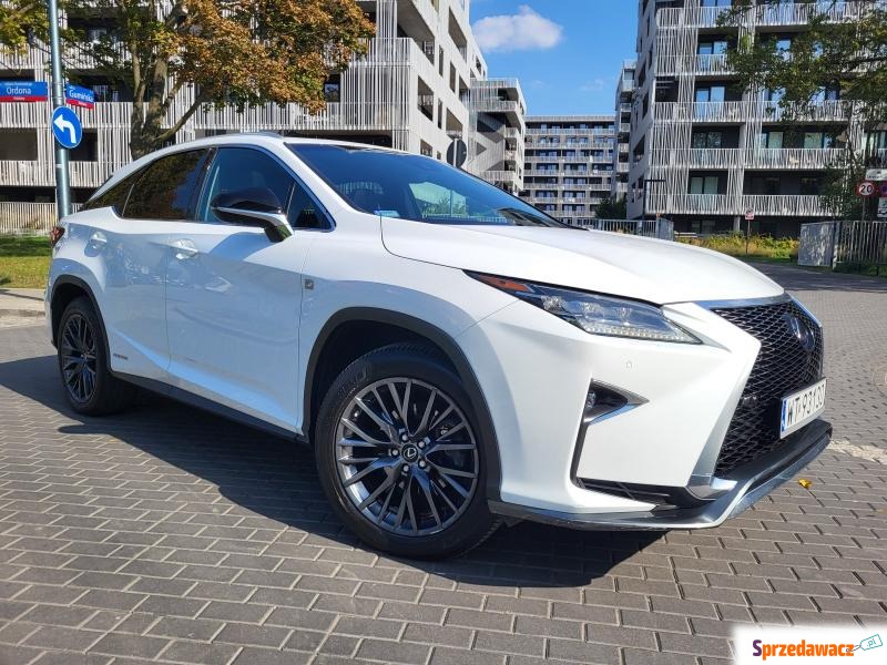 Lexus RX 2017 prod.  RX 450h F-Sport, V6 3.5l... - Samochody osobowe - Warszawa