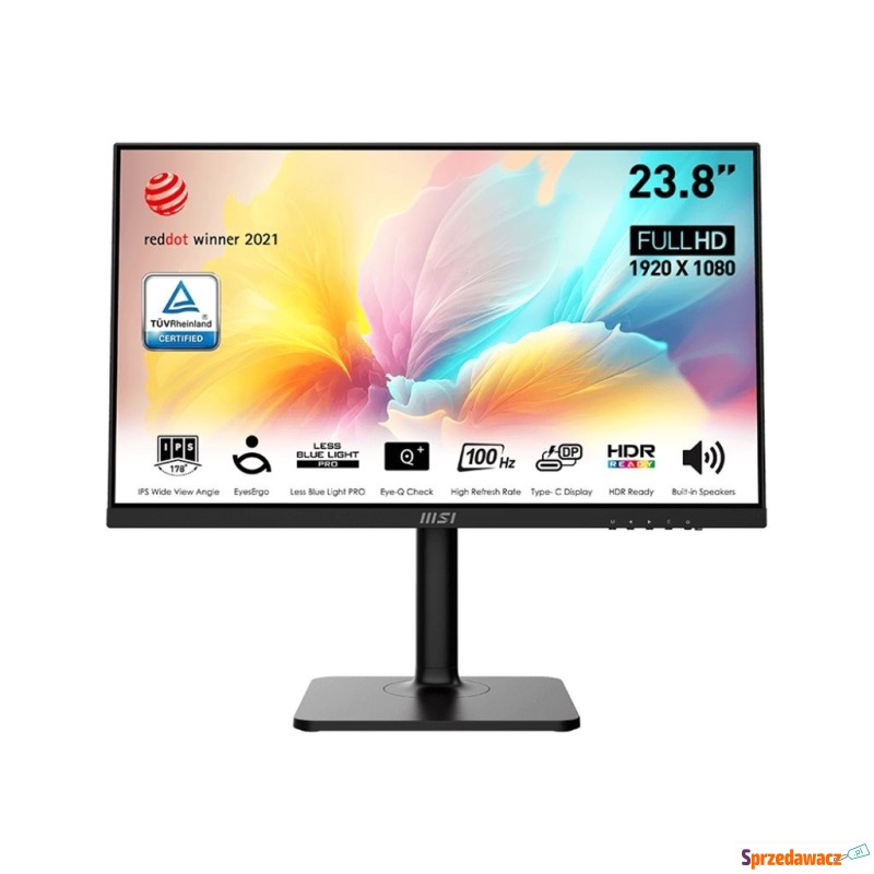 MSI Modern MD2412P 23.8inch IPS 100Hz 1ms HDMI... - Monitory LCD i LED - Kielce