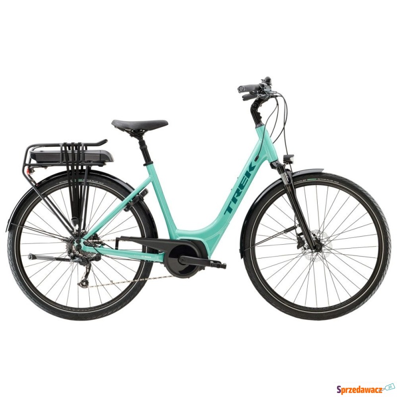 Trek Verve + 2 Lowstep 2023 400Wh Blue Sage XS - Rowery elektryczne - Czaplinek