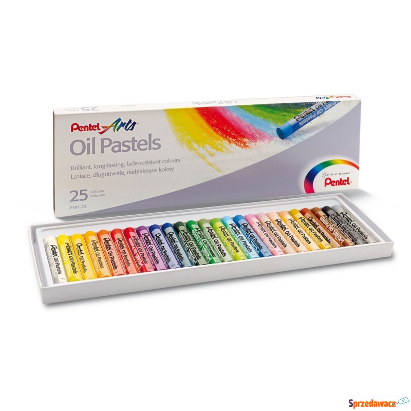 Pastele olejne PHN 25 kolorów Pentel - Kredki, pastele, blendery - Płock