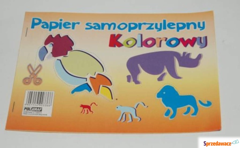 Wycinanka z papieru A4 samoprzylepna 10 kartek - Artykuły papiernicze... - Bydgoszcz