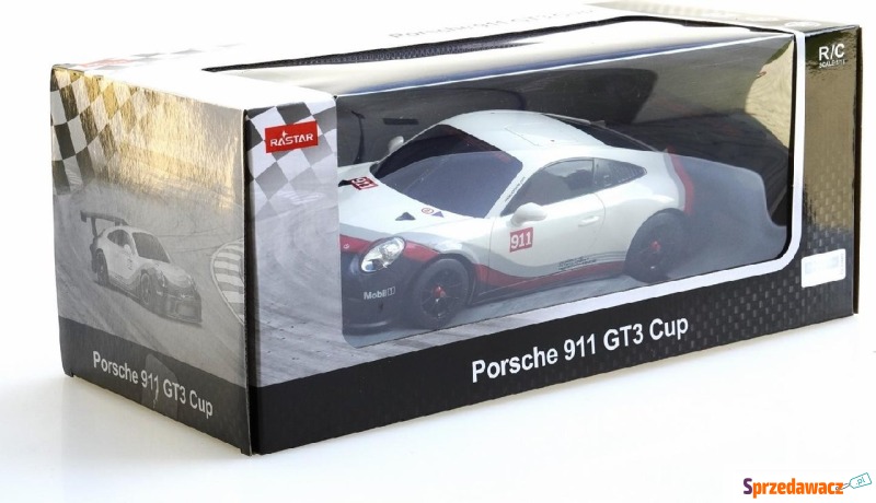 Samochody Rastar 59400 R/C 1:18 Porsche 911 GT3... - Samochodziki, samoloty,... - Warszawa