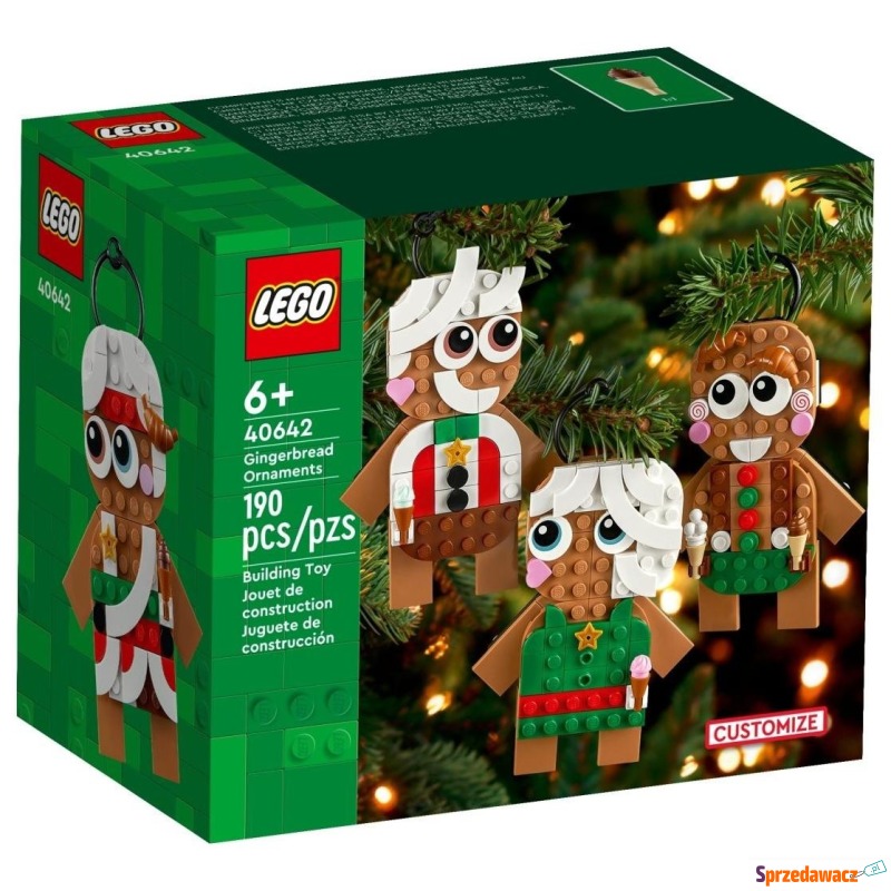 Klocki konstrukcyjne LEGO 40642 Piernikowe ozdoby - Klocki - Piekary Śląskie