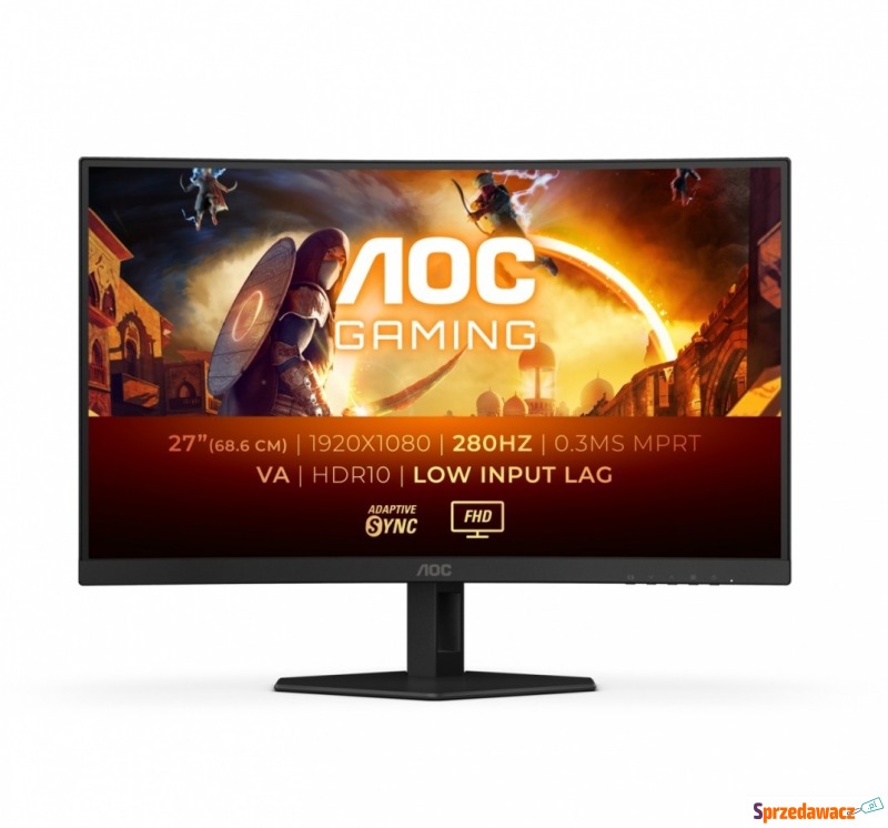 AOC Monitor C27G4ZXE 27 cali Zakrzywiony Fast... - Monitory LCD i LED - Jelenia Góra