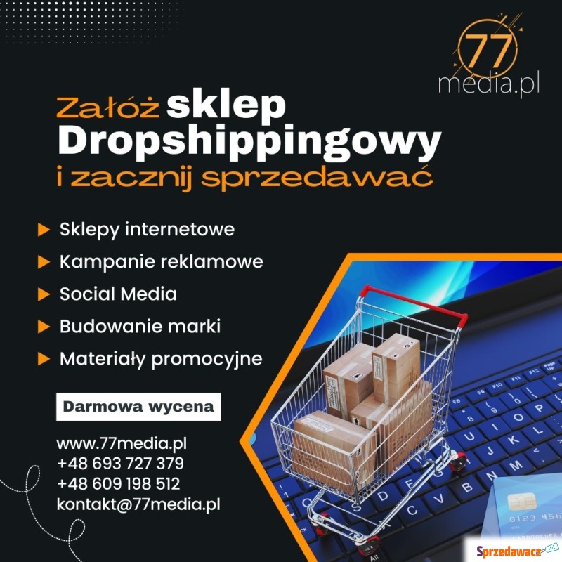 Gotowy sklep dropshippingowy z reklamą - zacznij... - Usługi biznesowe - Wrocław