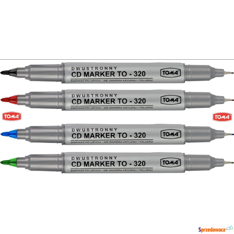 Marker CD dwustronny TO 320 Toma - Markery i foliopisy - Dąbrowa Górnicza