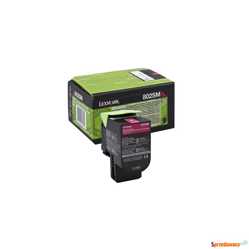 Toner Oryginalny Lexmark 802SM (80C2SM0) (Pur... - Tusze, tonery - Bytom