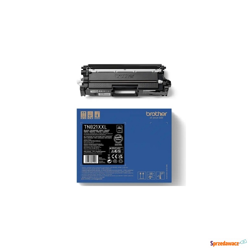 Toner Oryginalny Brother TN-821XXLBK (TN821XXLBK)... - Tusze, tonery - Szczecin