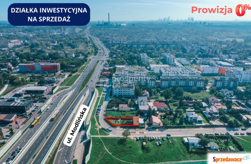 Działka usługowa Warszawa sprzedam, pow. 482 m2  (4.8a)