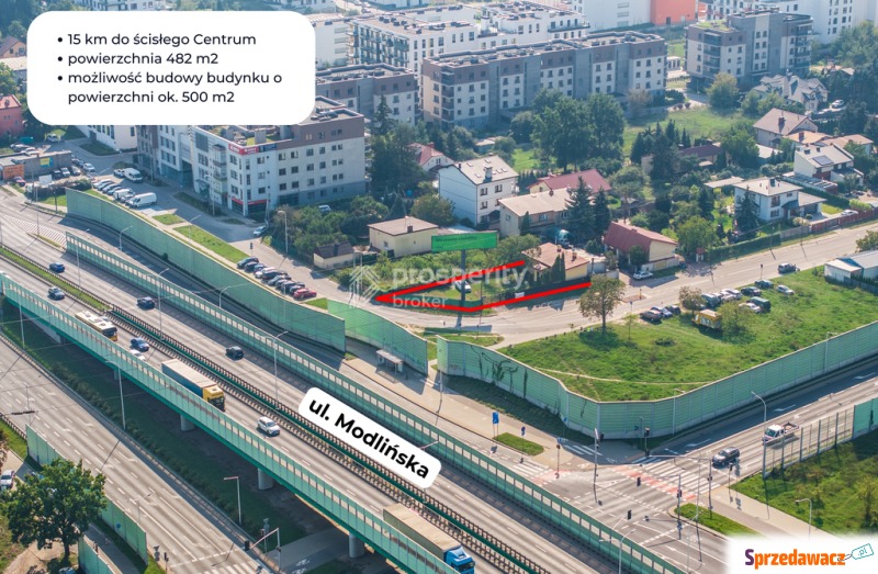 Działka usługowa Warszawa sprzedam, pow. 482 m2  (4.8a)