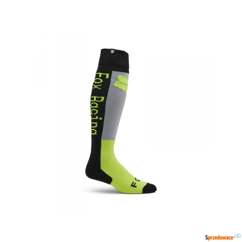 Fox skarpety off-road 180 lean sock grey/yellow - Odzież motocyklowa - Leszno