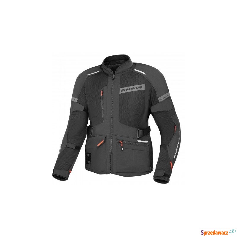 Shima kurtka motocyklowa  alpha men jkt black - Odzież motocyklowa - Nysa