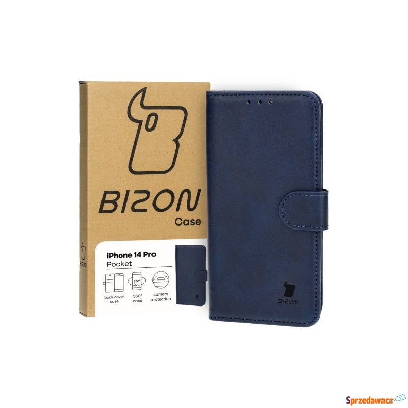 Etui z klapką Bizon Case Pocket do iPhone 14 Pro,... - Etui na telefon - Przemyśl