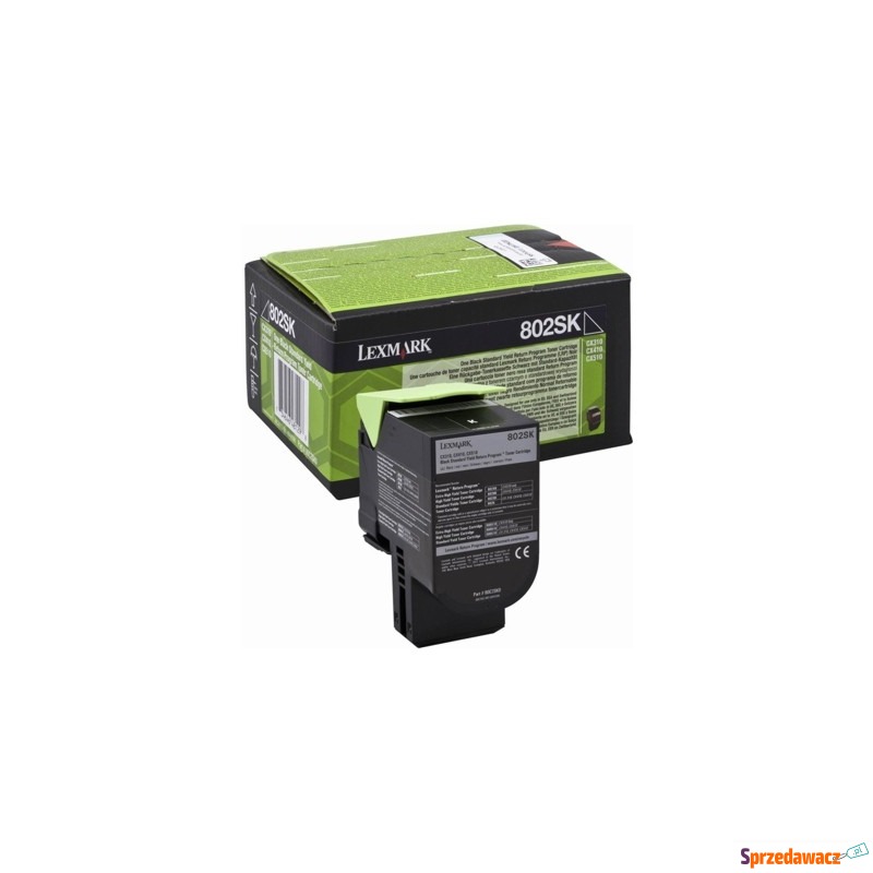 Toner Oryginalny Lexmark 802SK (80C2SK0) (Czarny)... - Tusze, tonery - Legnica