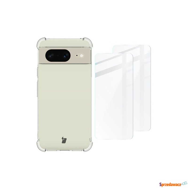 Etui + 2x szkło Bizon Case Clear Pack do Google... - Etui na telefon - Zamość