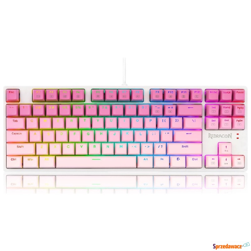 Redragon K645W-GP-RGB Cass biała - Klawiatury - Dąbrowa Górnicza