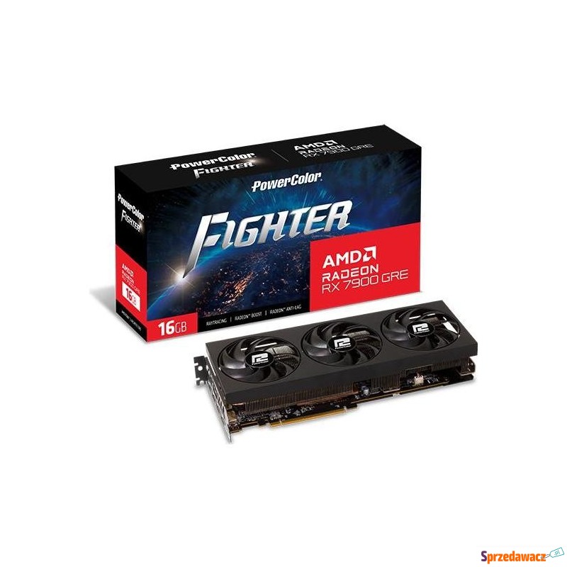 Powercolor Radeon RX 7900 GRE Fighter 16GB GDDR6 - Karty graficzne - Chorzów