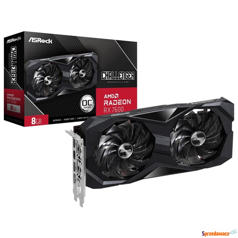 ASRock Radeon RX 7600 Phantom Gaming 8GB OC - Karty graficzne - Bielsko-Biała