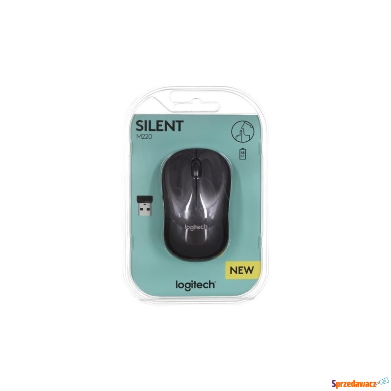 Mysz Logitech M220 Silent 910-004878 (optyczna;... - Myszki - Inowrocław