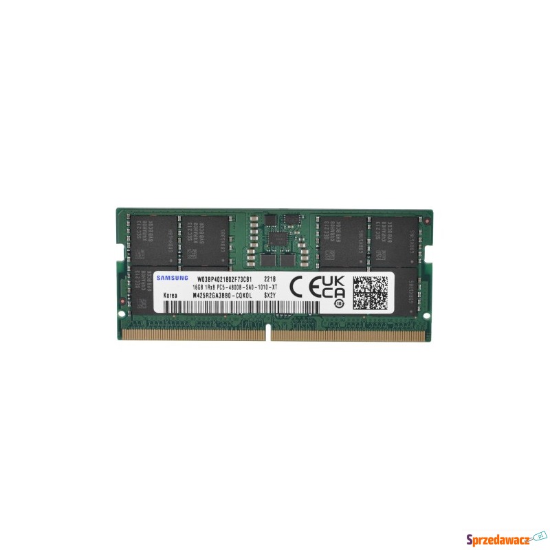 Samsung SO-DIMM 16GB DDR5 1Rx8 4800MHz PC5-38400... - Pamieć RAM - Głogów