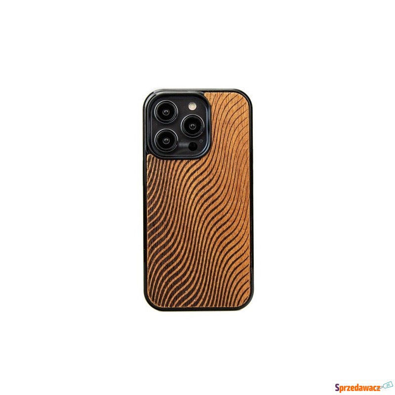 Drewniane etui Bewood do iPhone 15 Pro, Fale Merbau - Etui na telefon - Opole