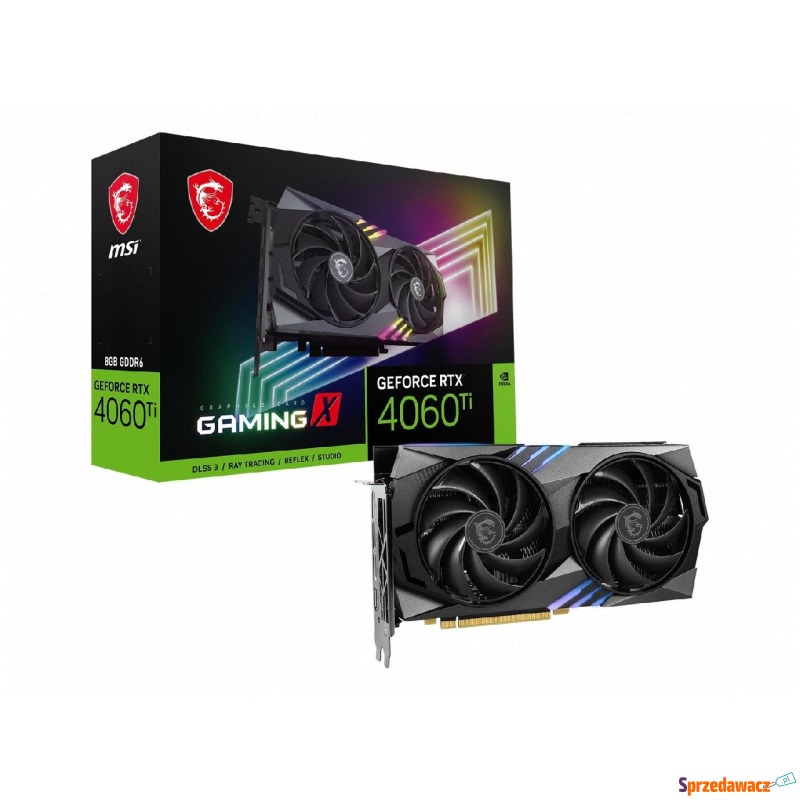 MSI GeForce RTX 4060 Ti GAMING X 8GB DLSS 3 - Karty graficzne - Zamość