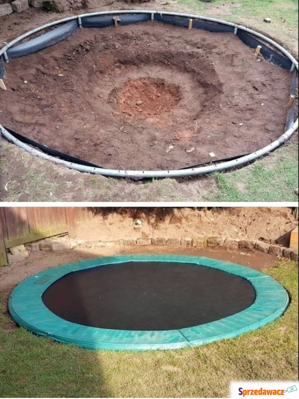 Trampolina ogrodowa Ø 200cm. - Zabawki ogrodowe i plażowe - Świdnica