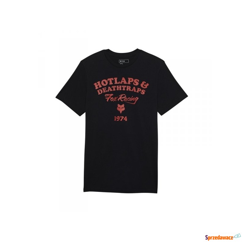 Fox t-shirt hotlaps prem tee black - Odzież motocyklowa - Gierałcice