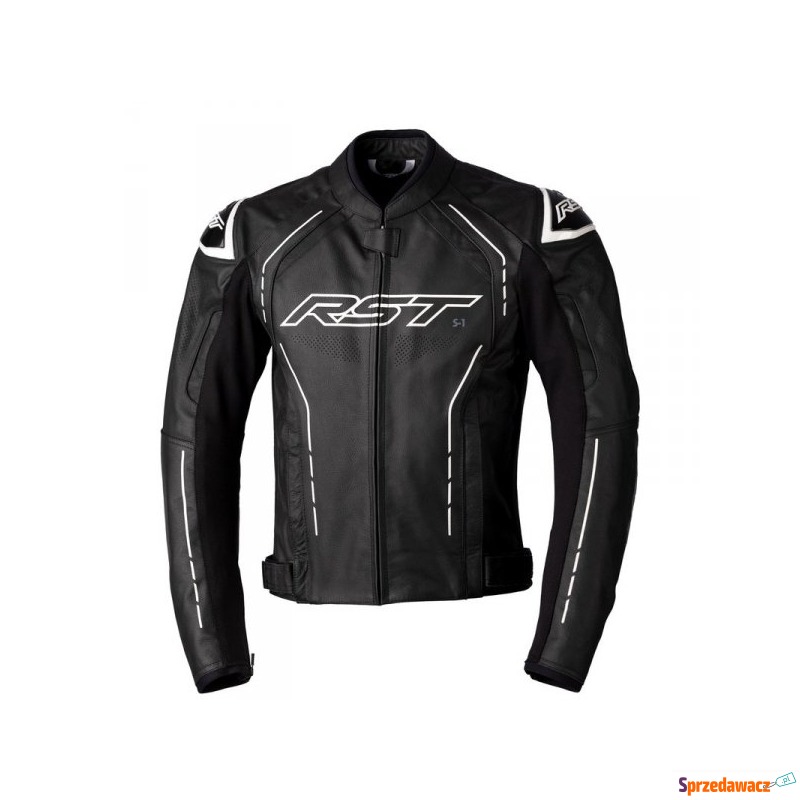 Rst kurtka skórzana s1 ce black/black/white - Odzież motocyklowa - Orzesze