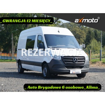 Mercedes Sprinter - Brygadówka / 6 Miejsc / Salon Polska / Jeden właściciel