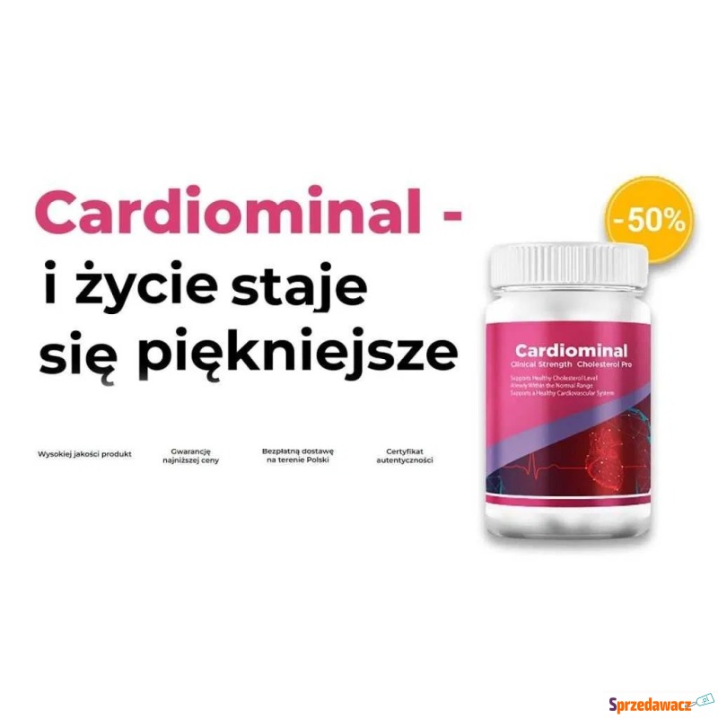 Cardiominal - Na Cholesterol - Witaminy i suplementy - Śrem