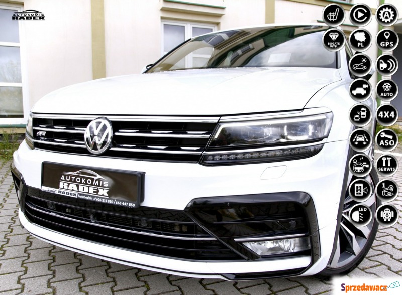 Volkswagen Tiguan - R-Line/Led/Panorama/4Moti... - Samochody osobowe - Świebodzin