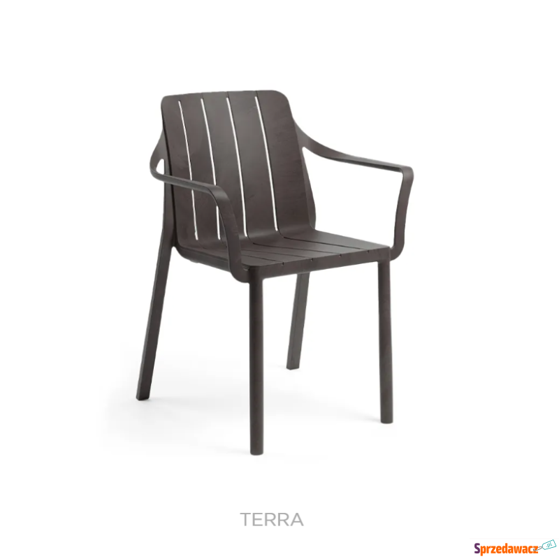 Krzesło Tiberina Armchair Nardi - Terra - Krzesła kuchenne - Mikołów