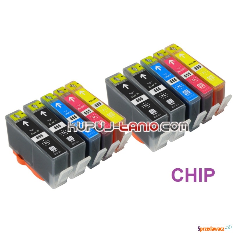 HP 655XL tusze (10 szt. BT) tusze...