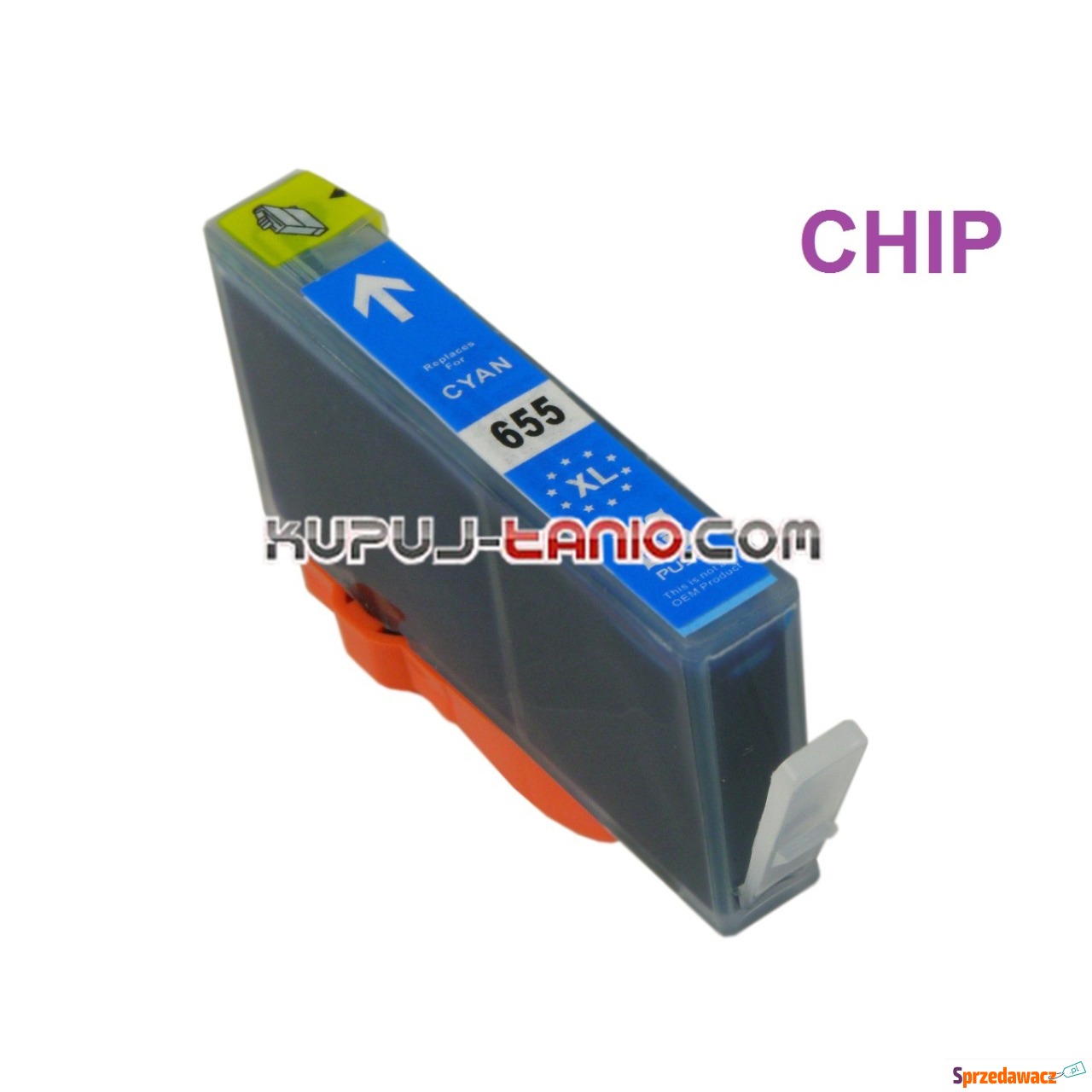 HP 655XL Cyan tusz (BT) tusz HP...