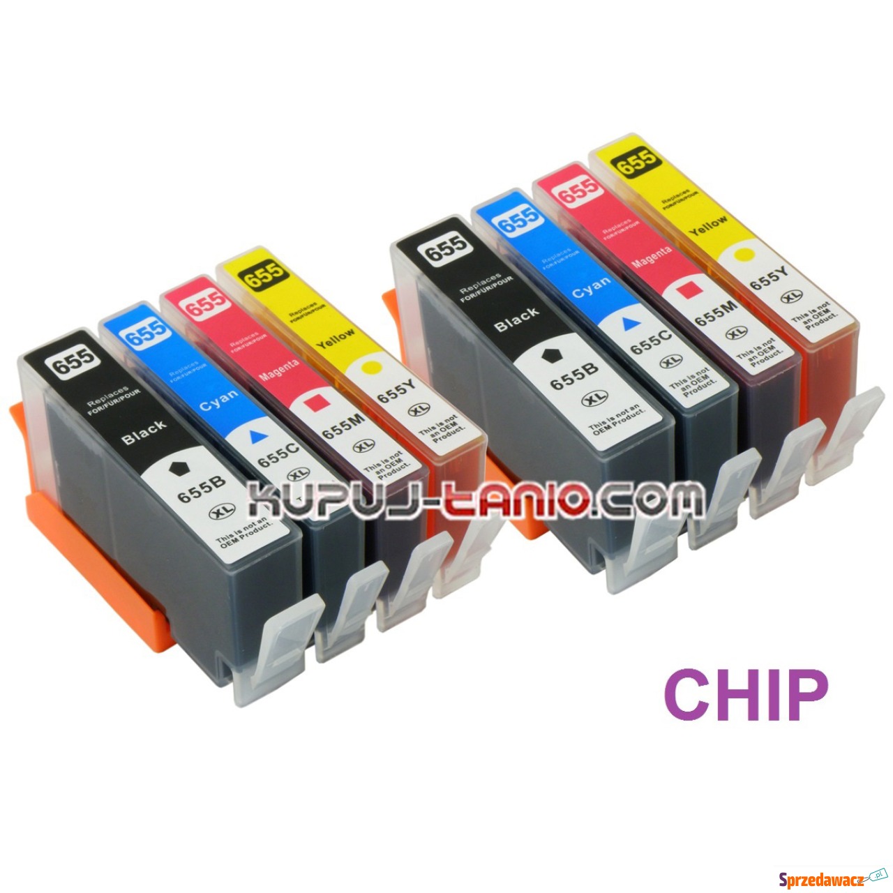 HP 655XL tusze (8 szt. Celto) tusze...